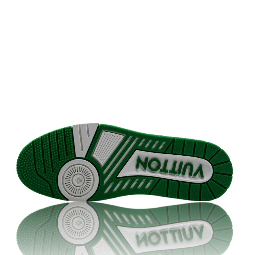 Louis Vuittоп Trainer Low 'Monogram Denim White Green'