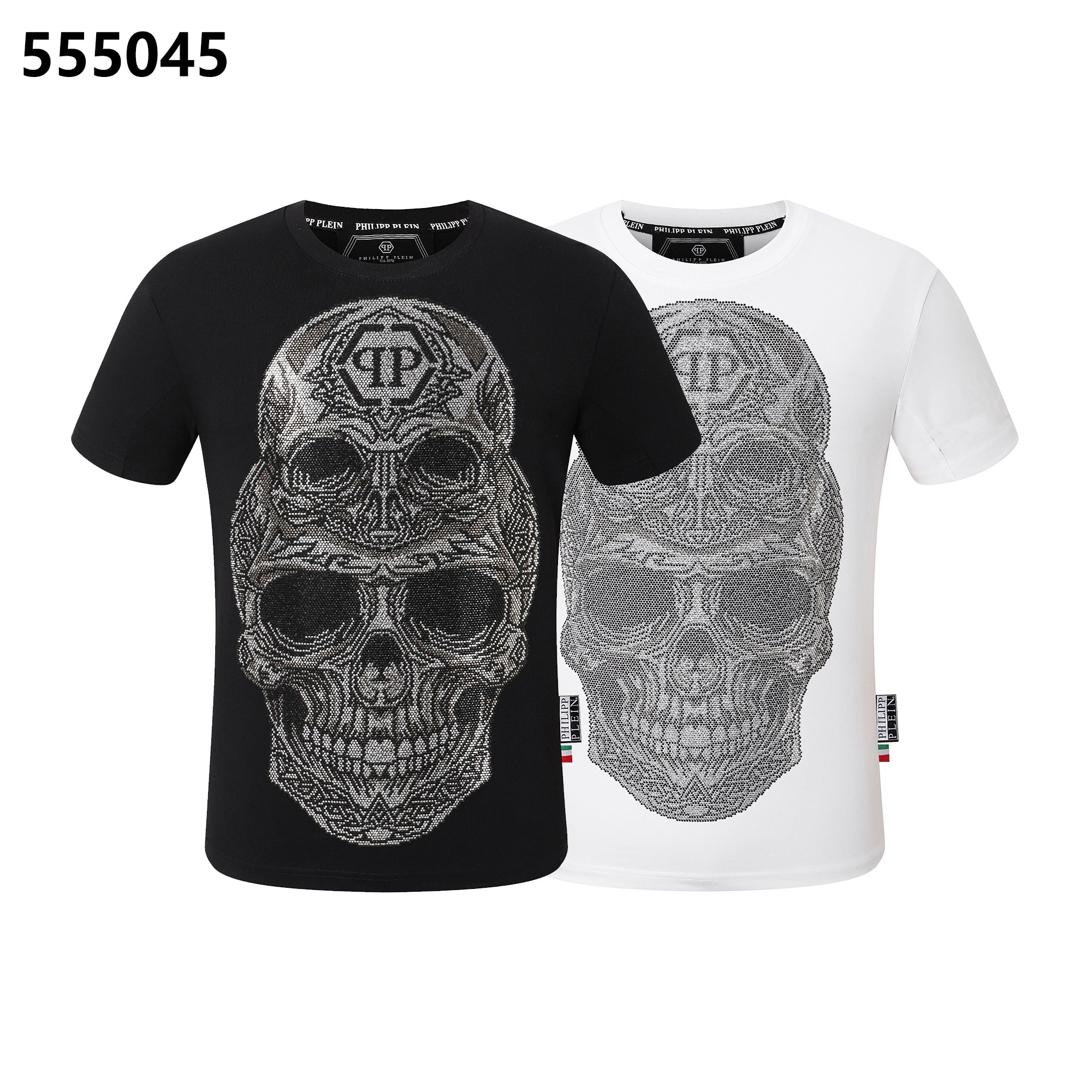 PHILIPP PLEIN スカルプリント クルーネック Tシャツ