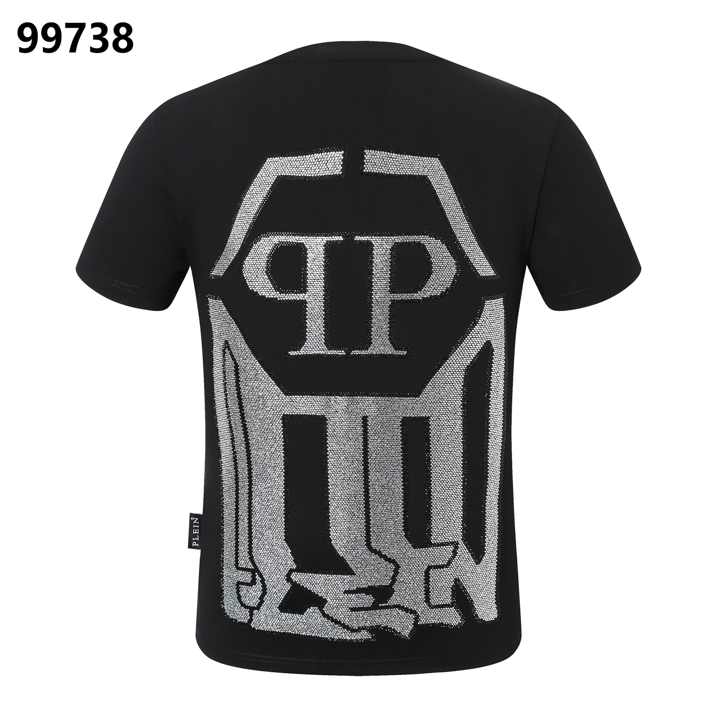 PHILIPP PLEIN Rundhals-T-Shirt mit Letter-Print