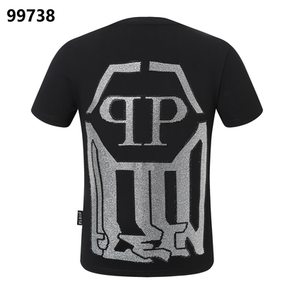 PHILIPP PLEIN Rundhals-T-Shirt mit Letter-Print