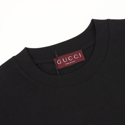 Gucci 26SS 1921 Logo Embroidered Short-Sleeve Shirt