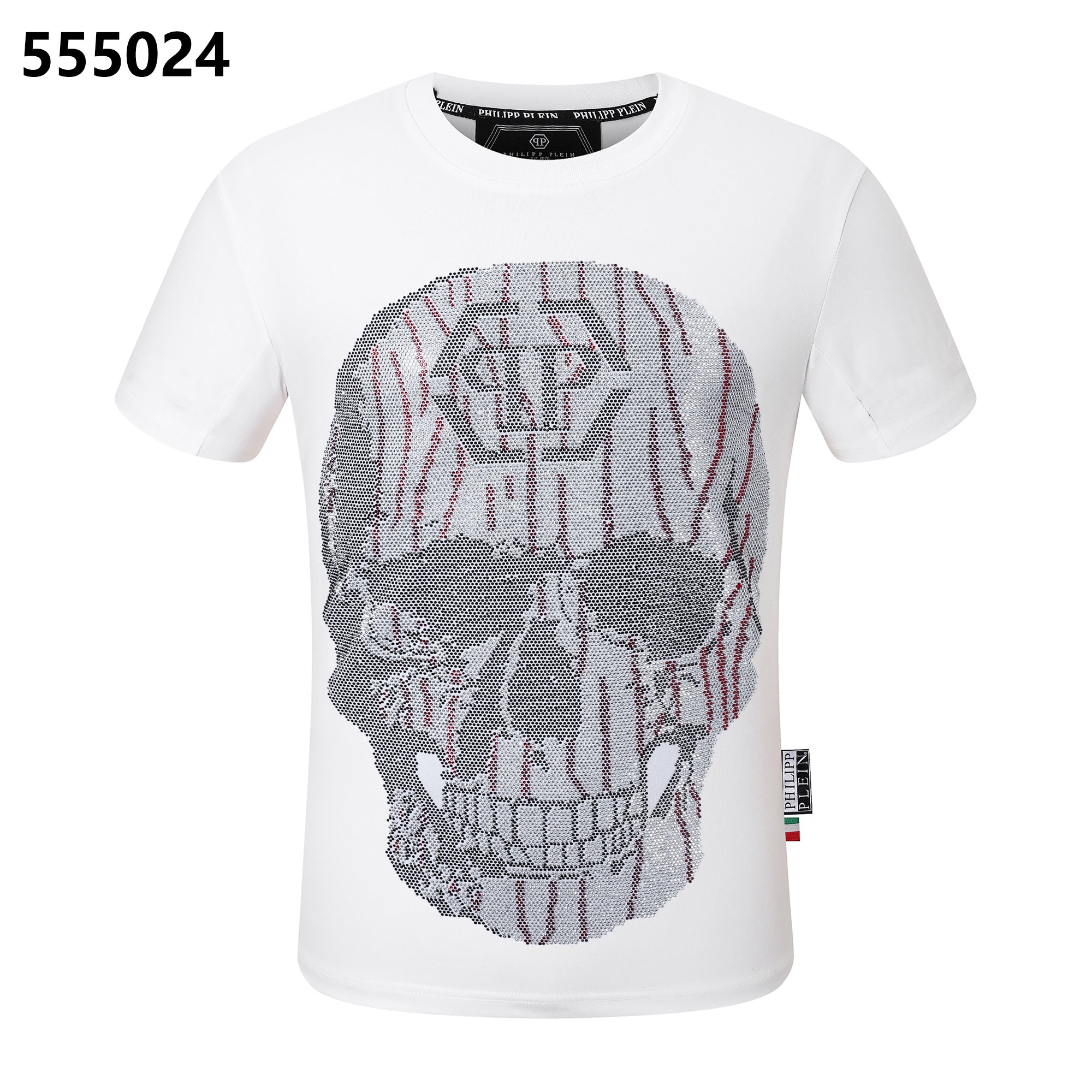 PHILIPP PLEIN スカルデザイン ラウンドネックTシャツ