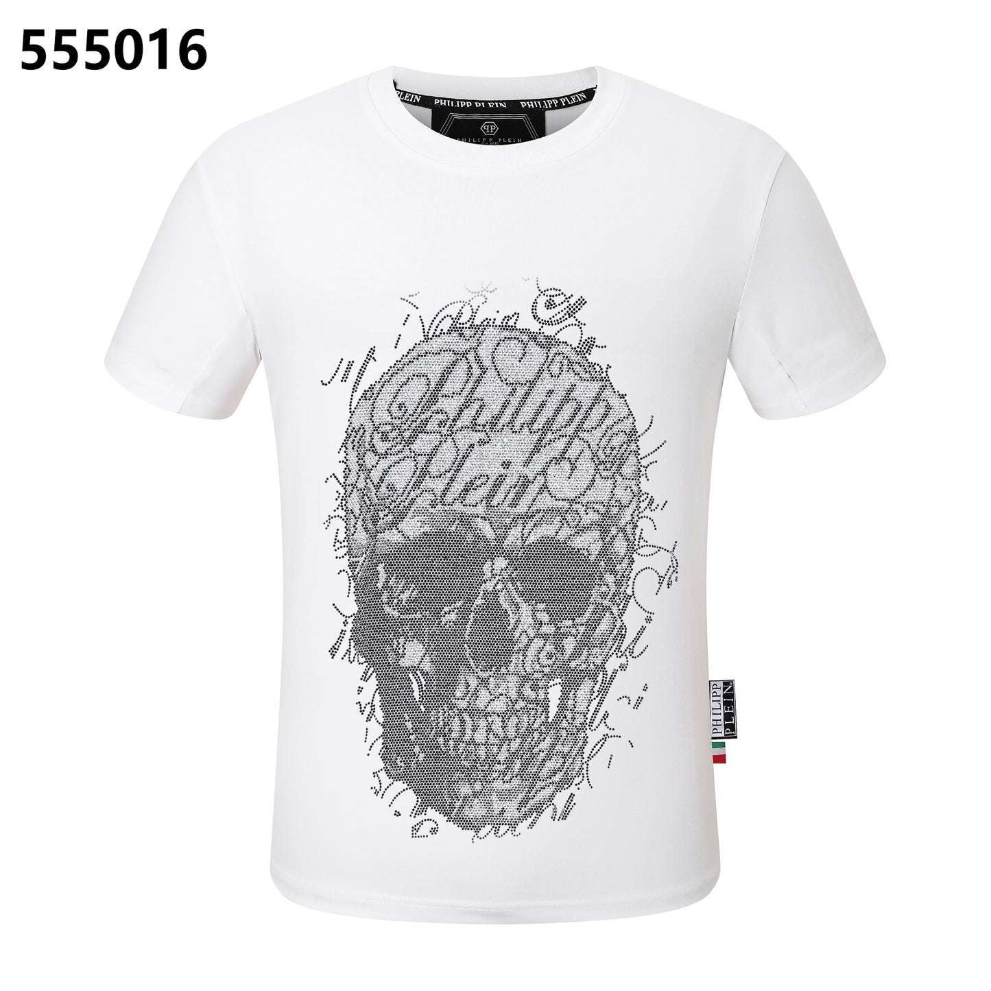 PHILIPP PLEIN Skull-Print Crew-Neck T-Shirt