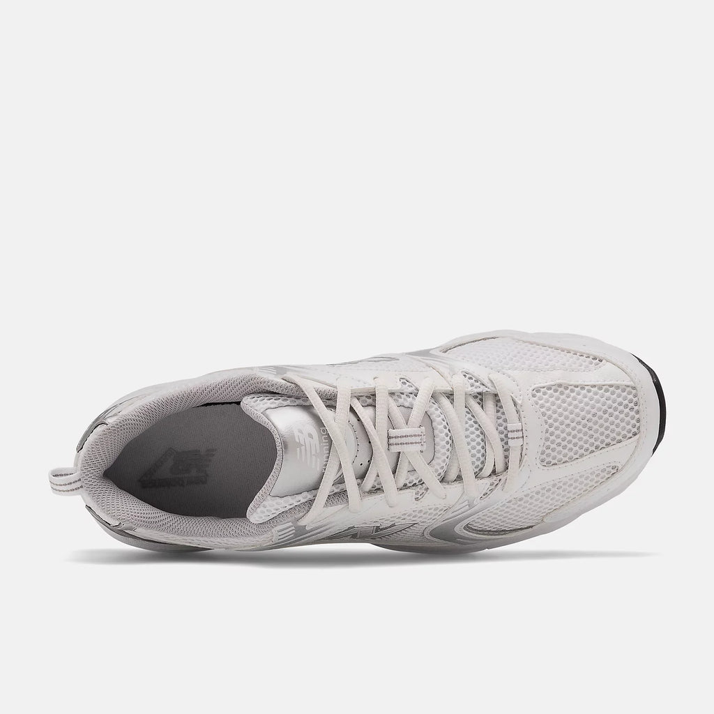 New Balance 530 WHITE with SILVER METALLIC