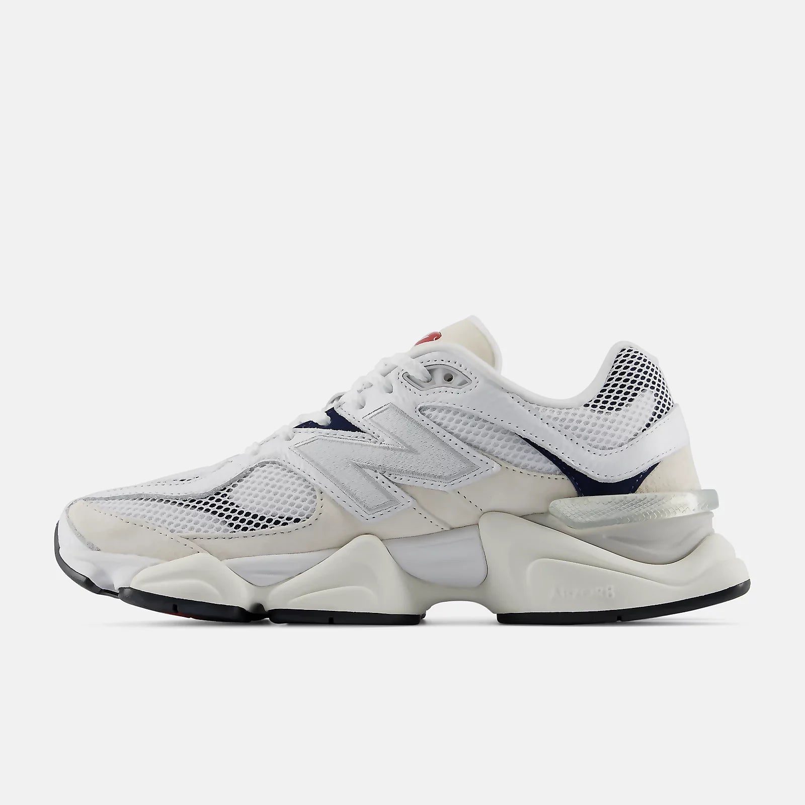 New Balance 9060 WHITE with SHADOW RED