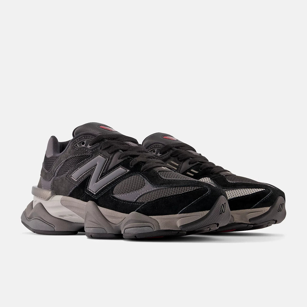 New Balance 9060 BLACK with CASTLEROCK and Rain Cloud